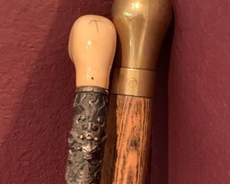 Amazing signed walking stick with Dragon motif. 