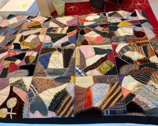 208 Handmade Crazy Quilt