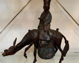 140 Signed Cast Metal Figurine