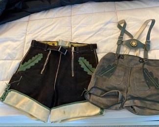 205 Vintage Marke Bergfreund Samisch Lederhosen