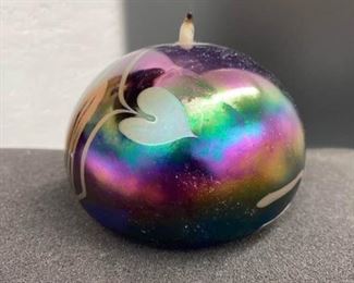 252 Mount St. Helens Ash Glass Lamp