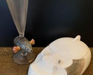 116 Bernardaud Limgoes  A Welch Signed Glass