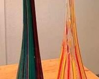 185 Glass Hand Built Stretch Vases