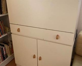 008White Laminated Secretary