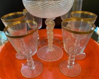 114 Art Glass  Vintage Vernon Ware Platter