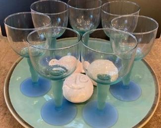 115 Margarita Glasses  Ceramic Serving Tray