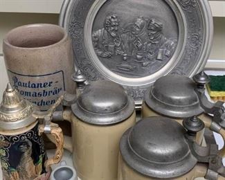 195 Villeroy  Boch Mettlach Beer Steins