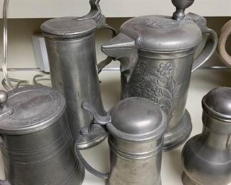 196 Vintage  Antique Beer Steins