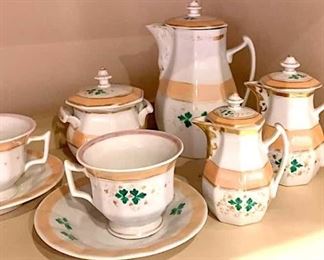 160 Vintage Ceramic Tea Set
