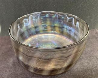 239 Signed Art Glass Bowl