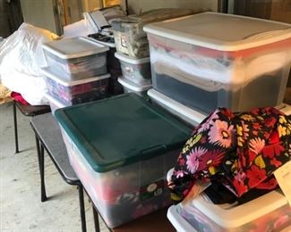 Misc Boxes of Fabric