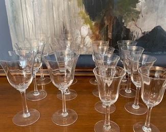 Crystal Wine Glasses.