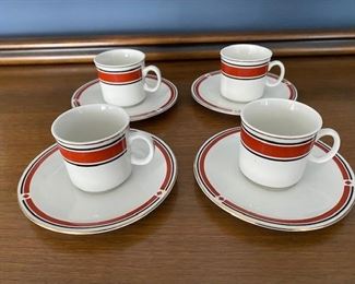 Cappuccino cups and saucers