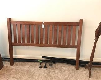 Queen headboard and rails