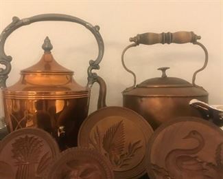 Wooden antique butter stamps