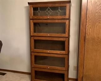 Lawyers cabinet with one piece of missing glass