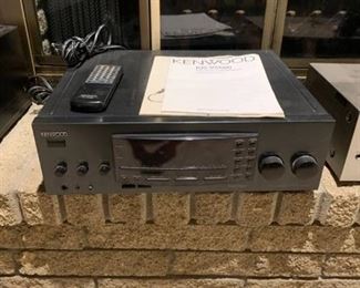 Kenwood receiver with remote