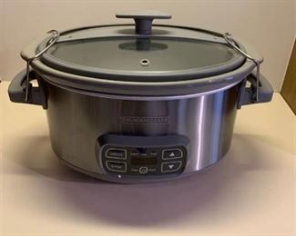 Black and decker crockpot with locking lid