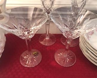 Waterford Martini Glasses $ 48.00