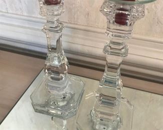 Baccarat Crystal Candlesticks $ 72.00