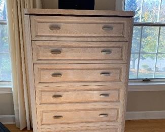 Vintage Henredon Charisma Collection, Art Deco style, Chest of Drawers, 38" W x 57 " H x 19" D. $400
