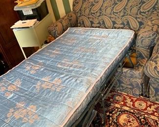 Ethan Allen Twin Sleeper Marina Chair with Ottoman $150