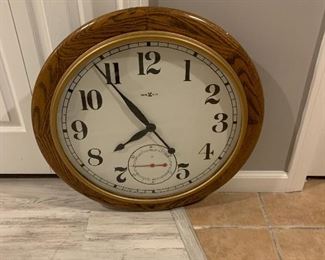 Howard Miller wall clock 26 in $100