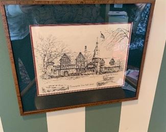 Various Barrington RI scenes, framed $40