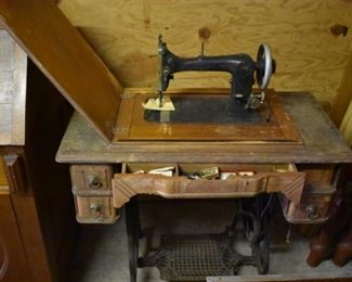 Antique Treadle Sewing Machine