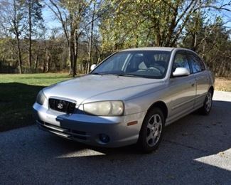 2001 Hyundai Elantra VIN # KMHDN45D71U153132, 250K+ miles.