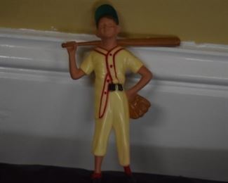 Celluloid Baseball Player Figurine