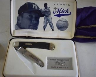 CASE Pocket Knife - Tribute to Mickey Mantle ( 10-20-31  to 08-13-95)  in Official Collector's Case