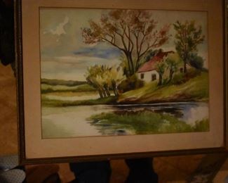 Beautiful Water Color or Pastel Painting