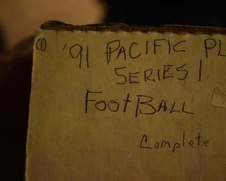 Vintage Box of 1991 Pacific Plus Series, Football Cards