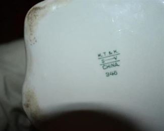 Beautiful and hard to find KT&K Antique Porcelain Pitcher