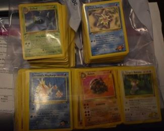 Large Fantastic Pokémon Collection. This Collection is Selling as one complete collection! You may make offers until Saturday at Noon. At that time only those who are still actively making offers may continue to make offers. Please call for details. This Collection will make A Fantastic Christmas Gift!!! Pictured here is each page of the album and  the last picture is of 541 loose Pokémon Cards. Cards may not be removed from the album  or the sealed bags in order to preserve the integrity of the cards. 