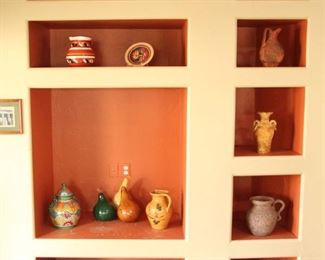 pots on shelf various prices
