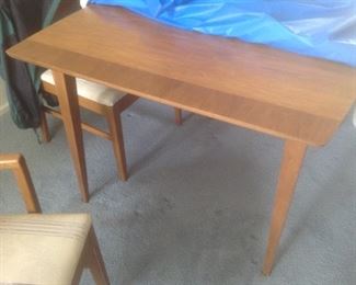 End of dining table