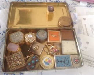 Variety of antique pill boxes.....most $8