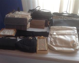 Variety of purses and billfolds,