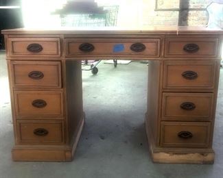 Vintage small desk , I would sand and paint and you’ll have a beauty! Came from high end estate sale. 