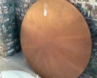 Great wooden table top with wonderful wood pattern on top.  Get a Pedestal stand from Amazon and your set!  