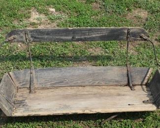 Antique Buggy Seat 40" Wide x 17" Seat Depth
