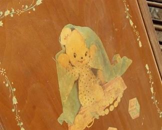 Detailed Vintage Crib Frame (no springs or mattress) for DIY Lovers