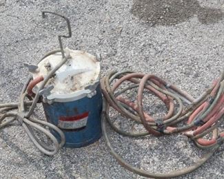 Vintage 2.5 Gallon Speedy Sprayer Paint Tank and Hoses