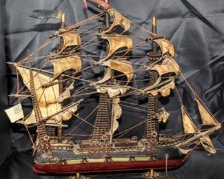 The USS Bonhomme Richard Model Ship