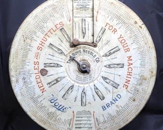 Antique Boye Needle Co. Bobbin & Shuttle Store Display Case Commodity Cabinet Patented 6/1906-7/8/1907