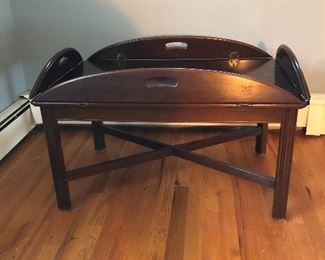 Ethan Allen Georgian Court Cherry Butler's Table