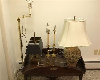 Assorted lamps
