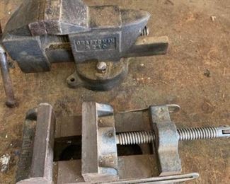 Two Table Top Vises